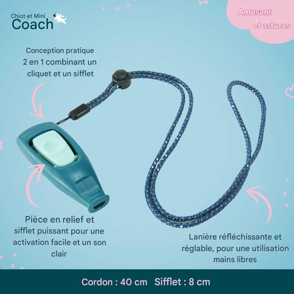 Cliquet et Sifflet Éducatif pour Chien Whizzclick Coachi
